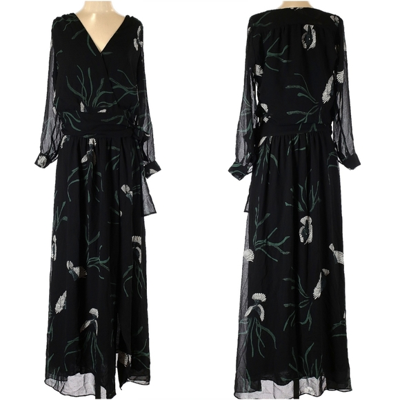Ba&sh Reda Kimono Robe Maxi Dress XS - Picture 4 of 13